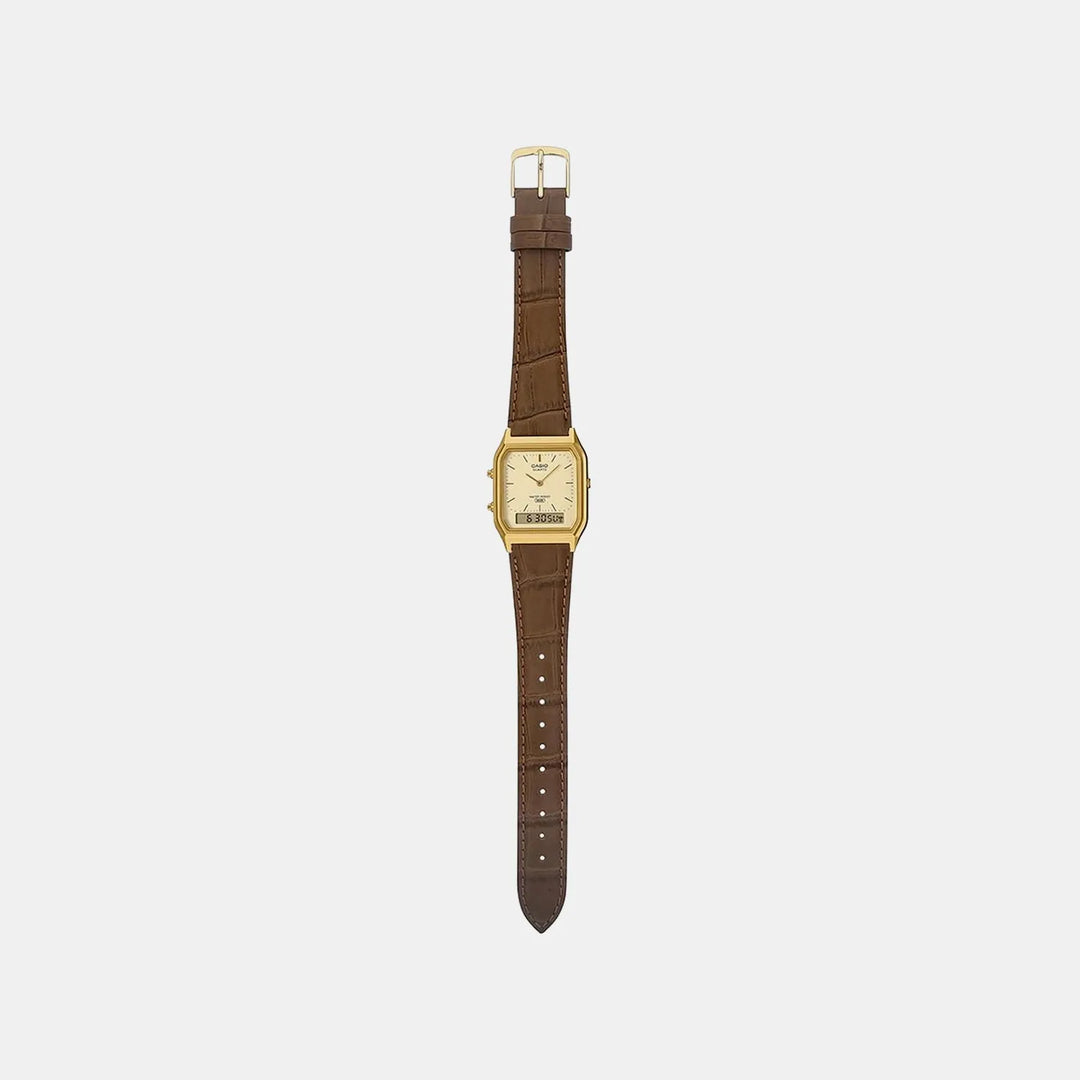 Casio Classics AQ-230EGL-9ADF Gold Dial Unisex Watch