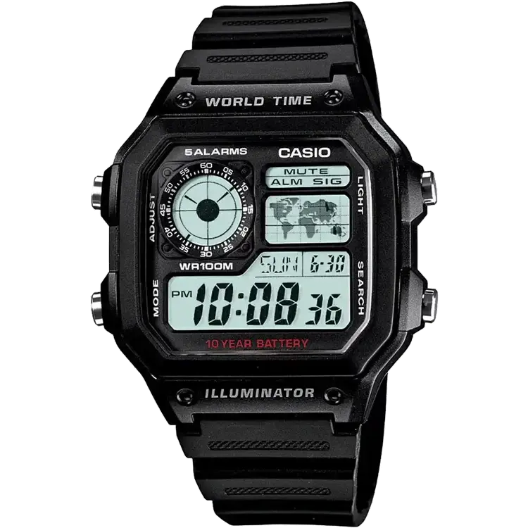 Casio D097 AE-1200WH-1AVDF Youth