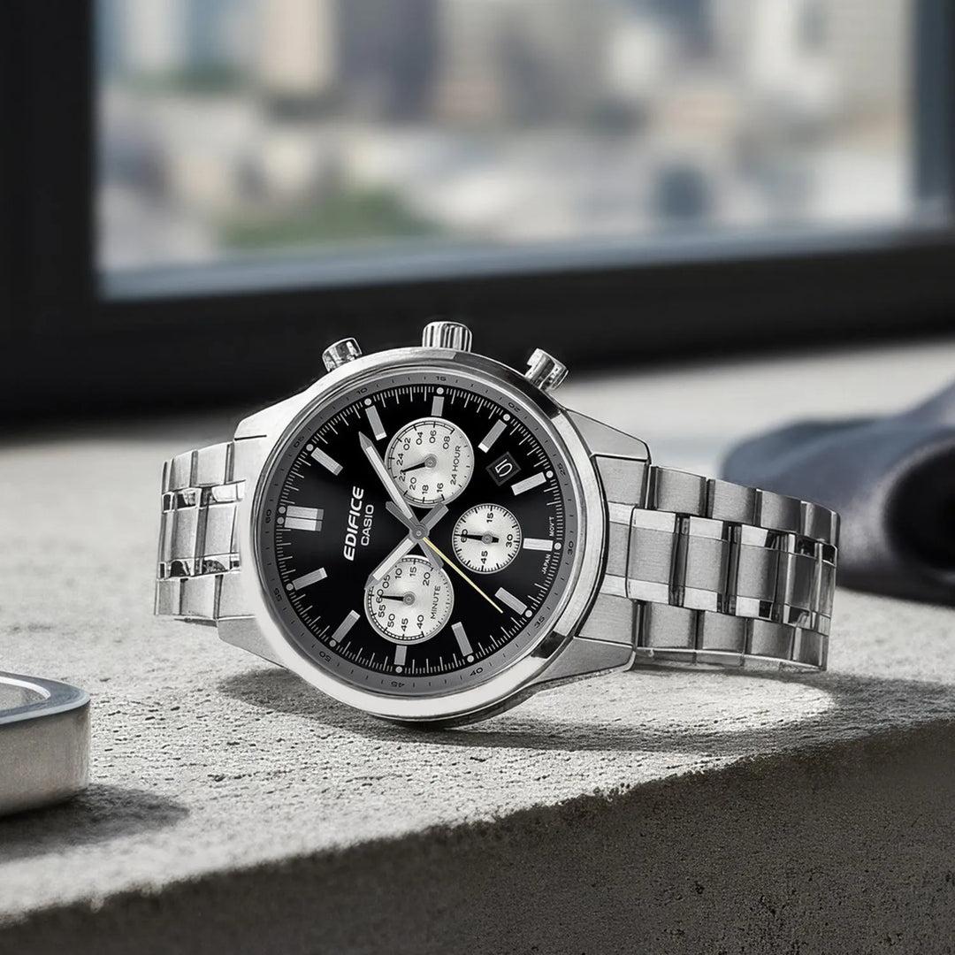 Casio Edifice Multi-Function Black Dial Men&