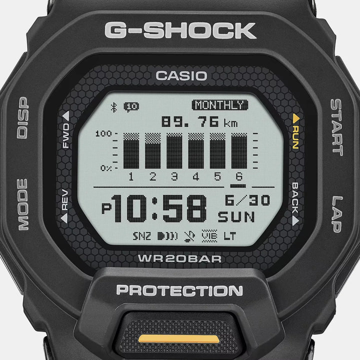 Casio G-Shock G-SQUAD G1760 Transparent Digital Resin Men&