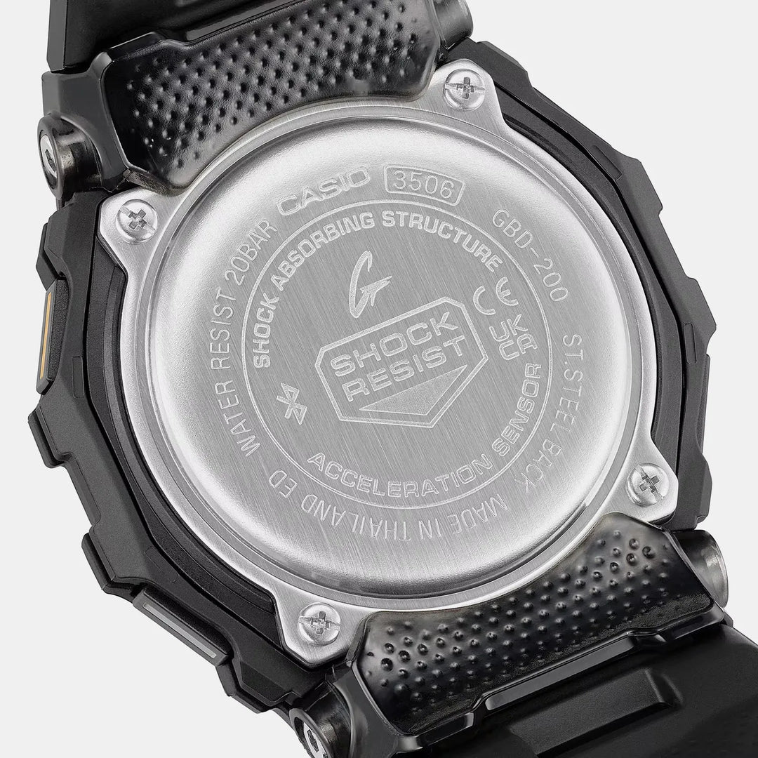 Casio G-Shock G-SQUAD G1760 Transparent Digital Resin Men&