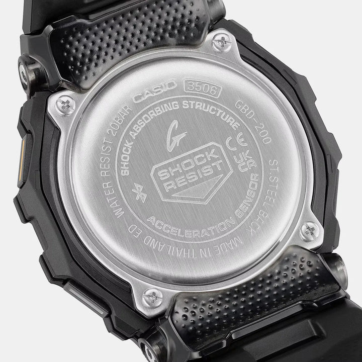 Casio G-Shock G-SQUAD G1760 Transparent Digital Resin Men&
