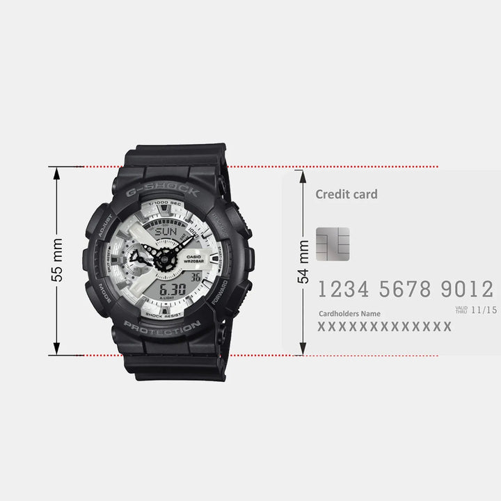 Casio G-Shock GA-2100 White Dial Analog-Digital Men&