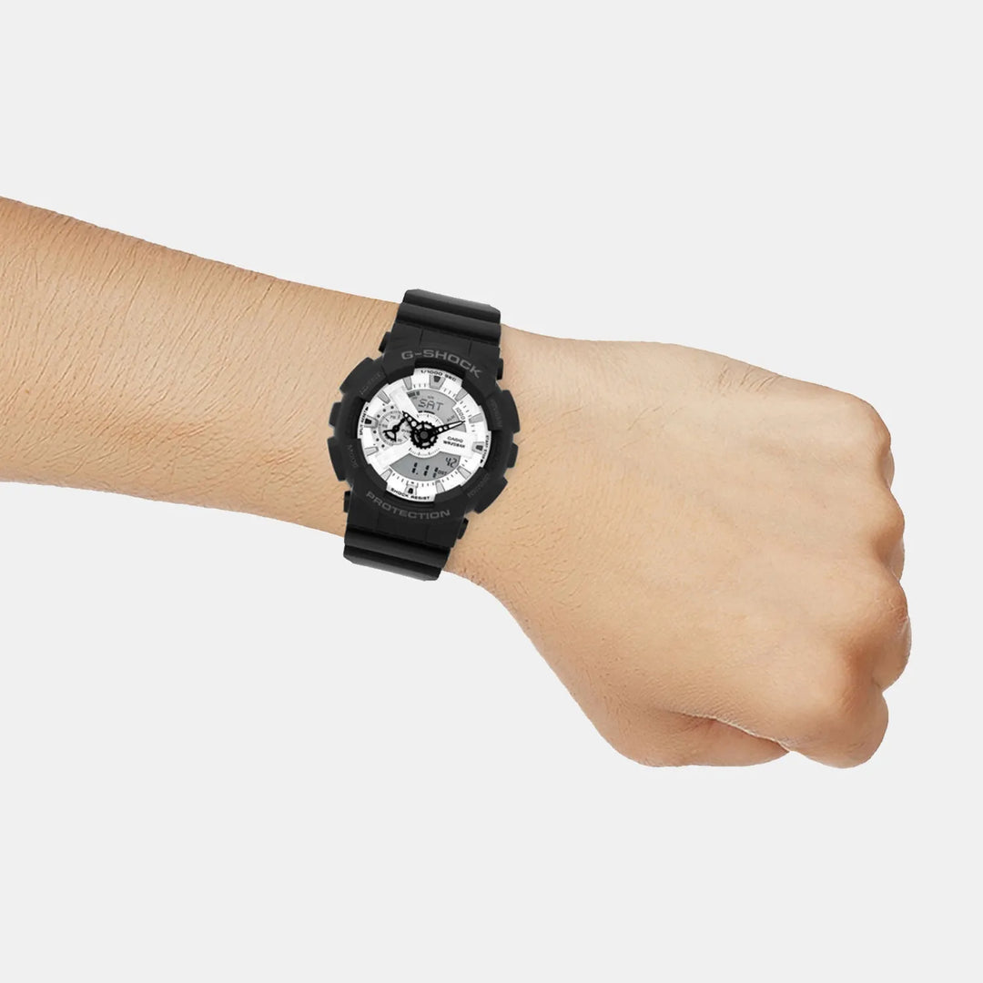 Casio G-Shock GA-2100 White Dial Analog-Digital Men&