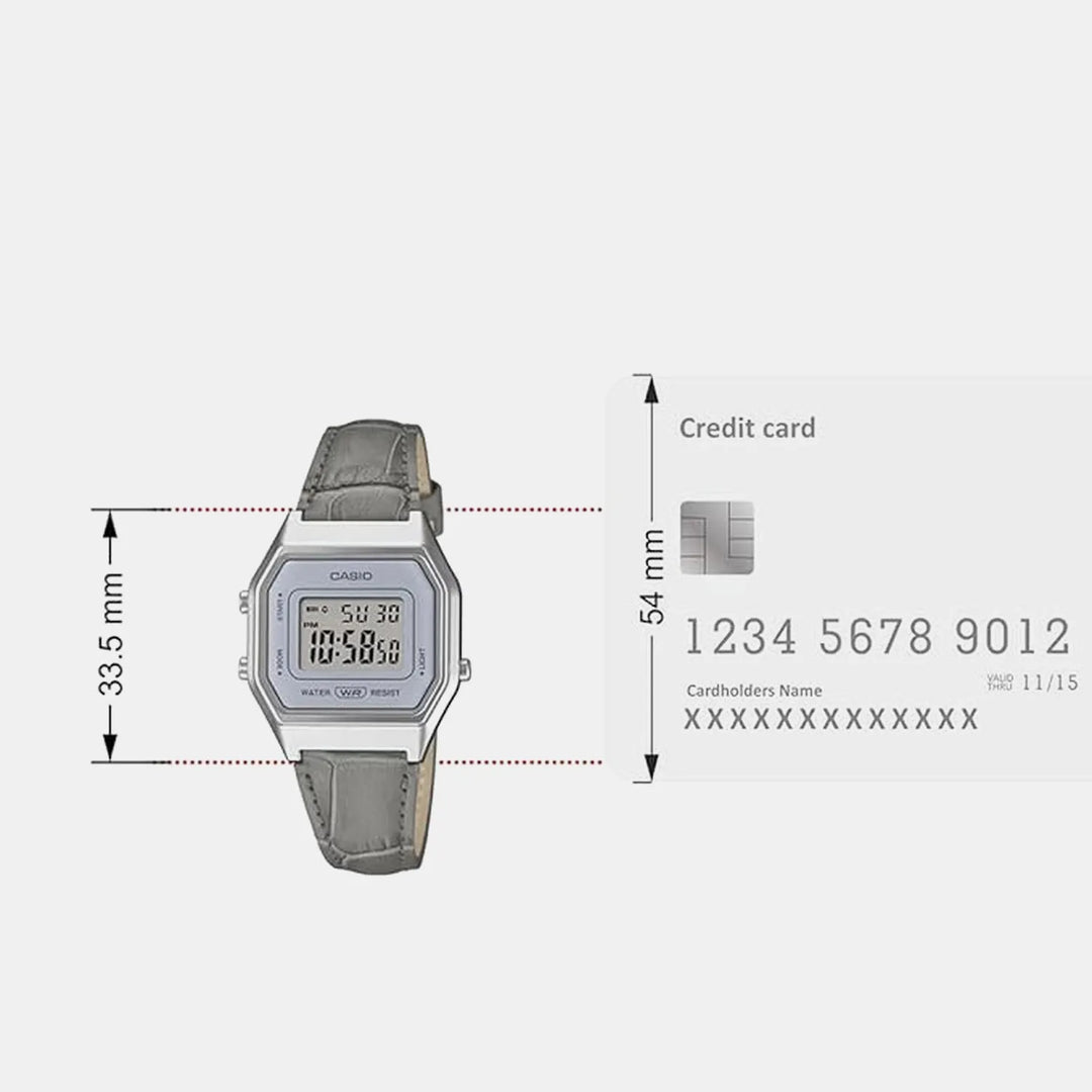 Casio LA680WEL Blue Dial Women&