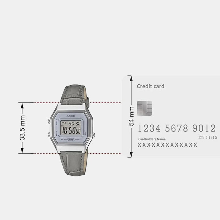 Casio LA680WEL Blue Dial Women&