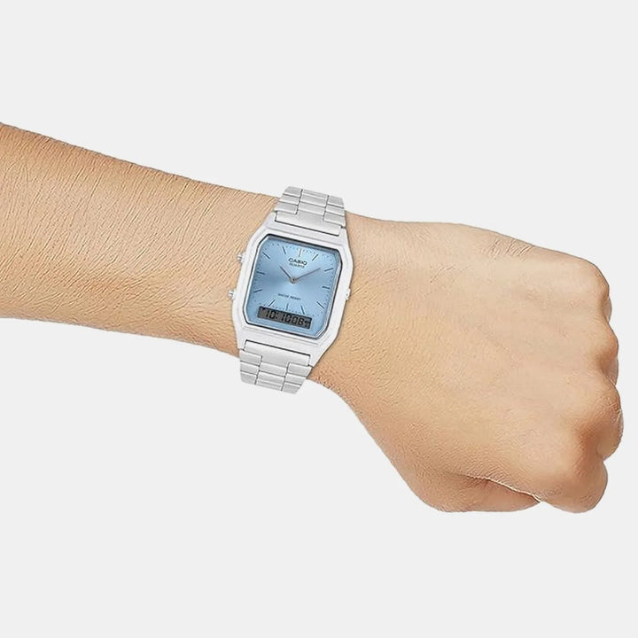 Casio Vintage AQ-230A-2A1MQYDF Blue Dial Unisex Watch