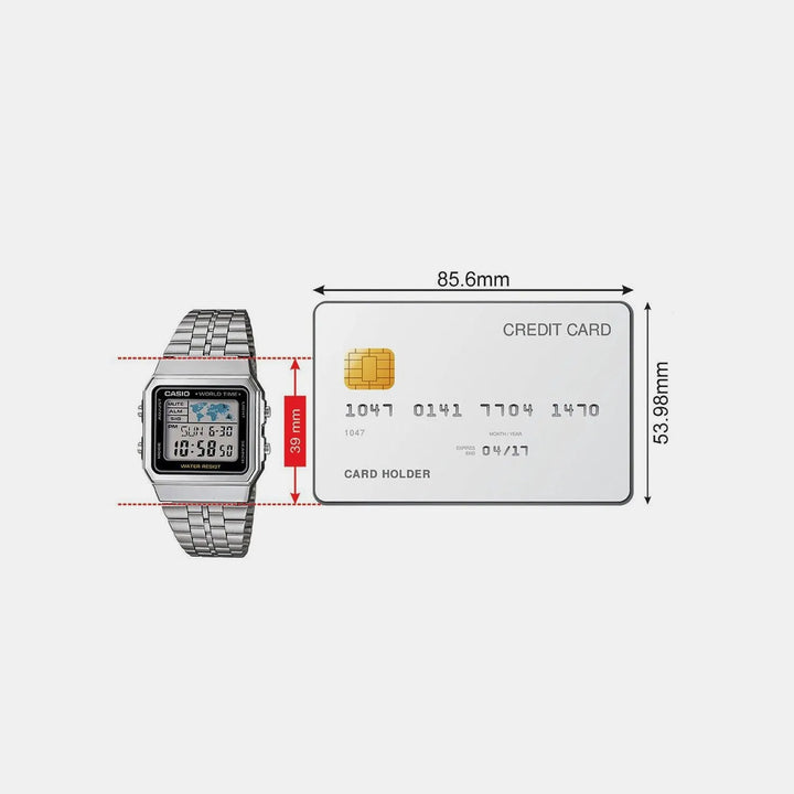 Casio Vintage D133 Black Dial Unisex Watch