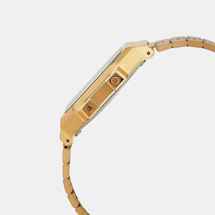 Casio Vintage D368 Gold Digital Stainless Steel Unisex Watch