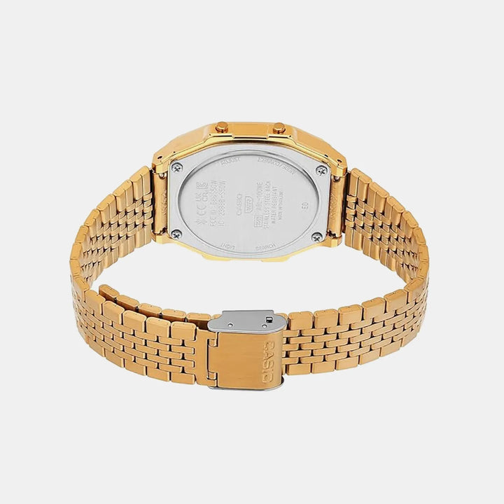 Casio Vintage D368 Gold Digital Stainless Steel Unisex Watch