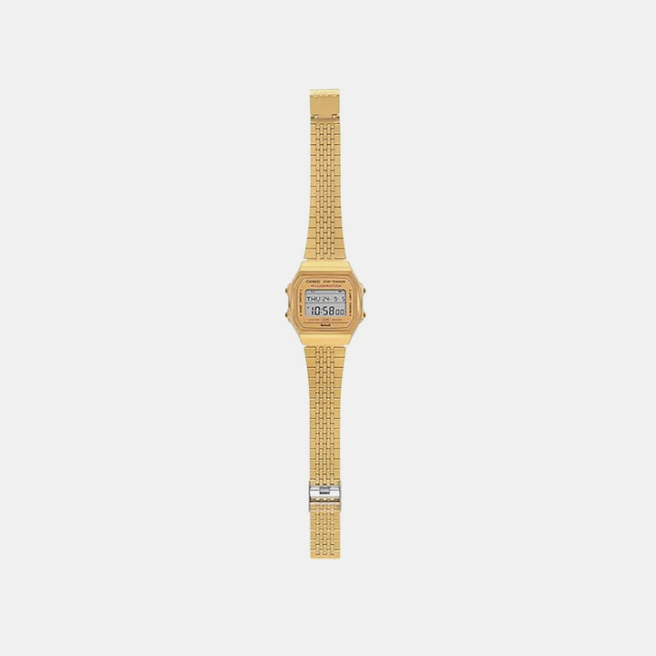 Casio Vintage D368 Gold Digital Stainless Steel Unisex Watch