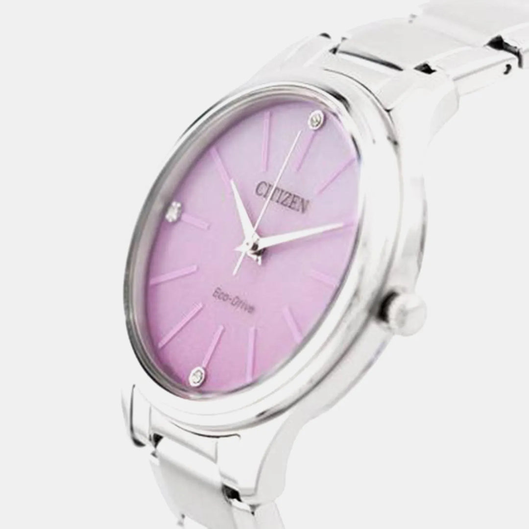 Citizen Solar EM1220-58X Pink Dial Women&