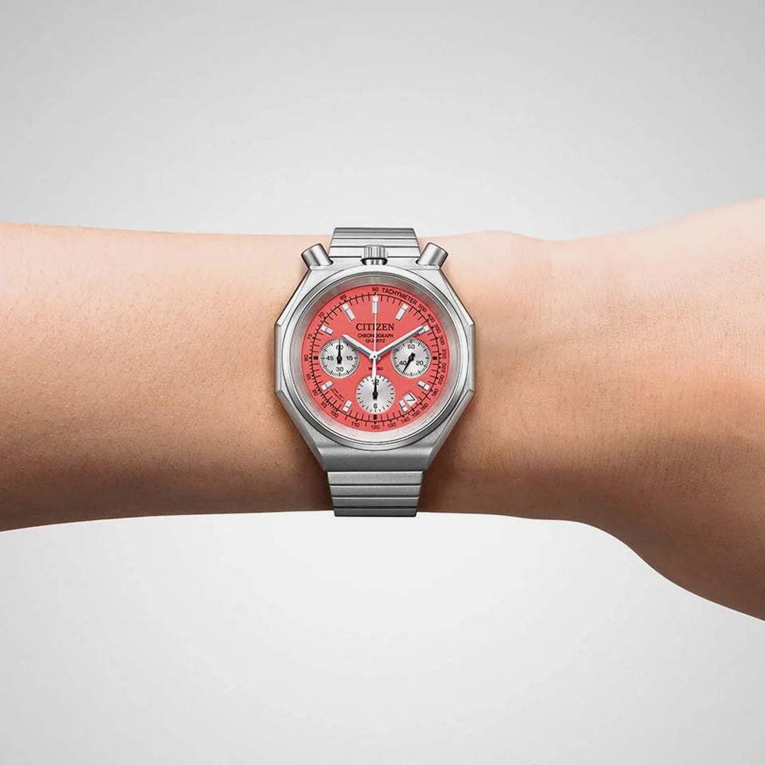 Citizen Tsuno Bullhead AN3700-89Z Pink Dial Men&