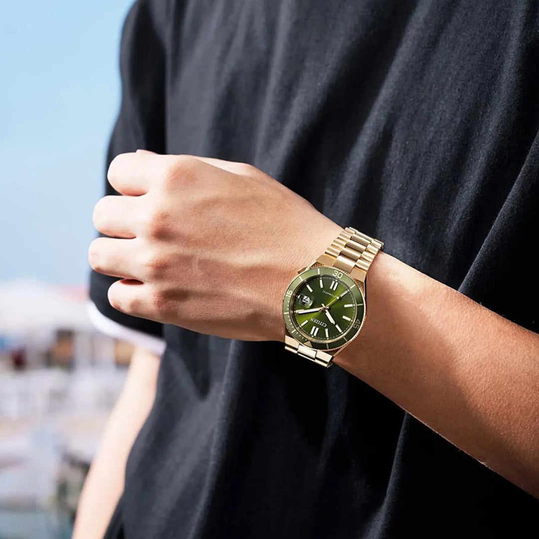 Citizen Tsuyosa NJ0232-53X Khaki Dial Men&