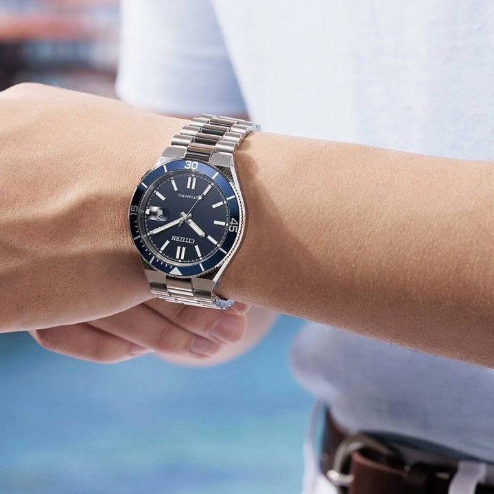 Citizen Tsuyosa Shore NJ0230-59L Blue Dial Men&