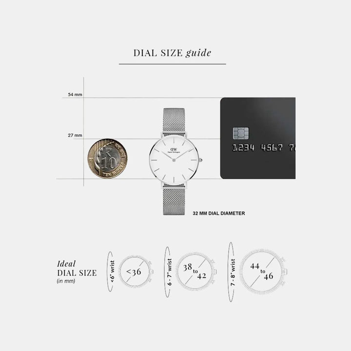 Daniel Wellington Petite Sterling DW00100164 White Dial Women&