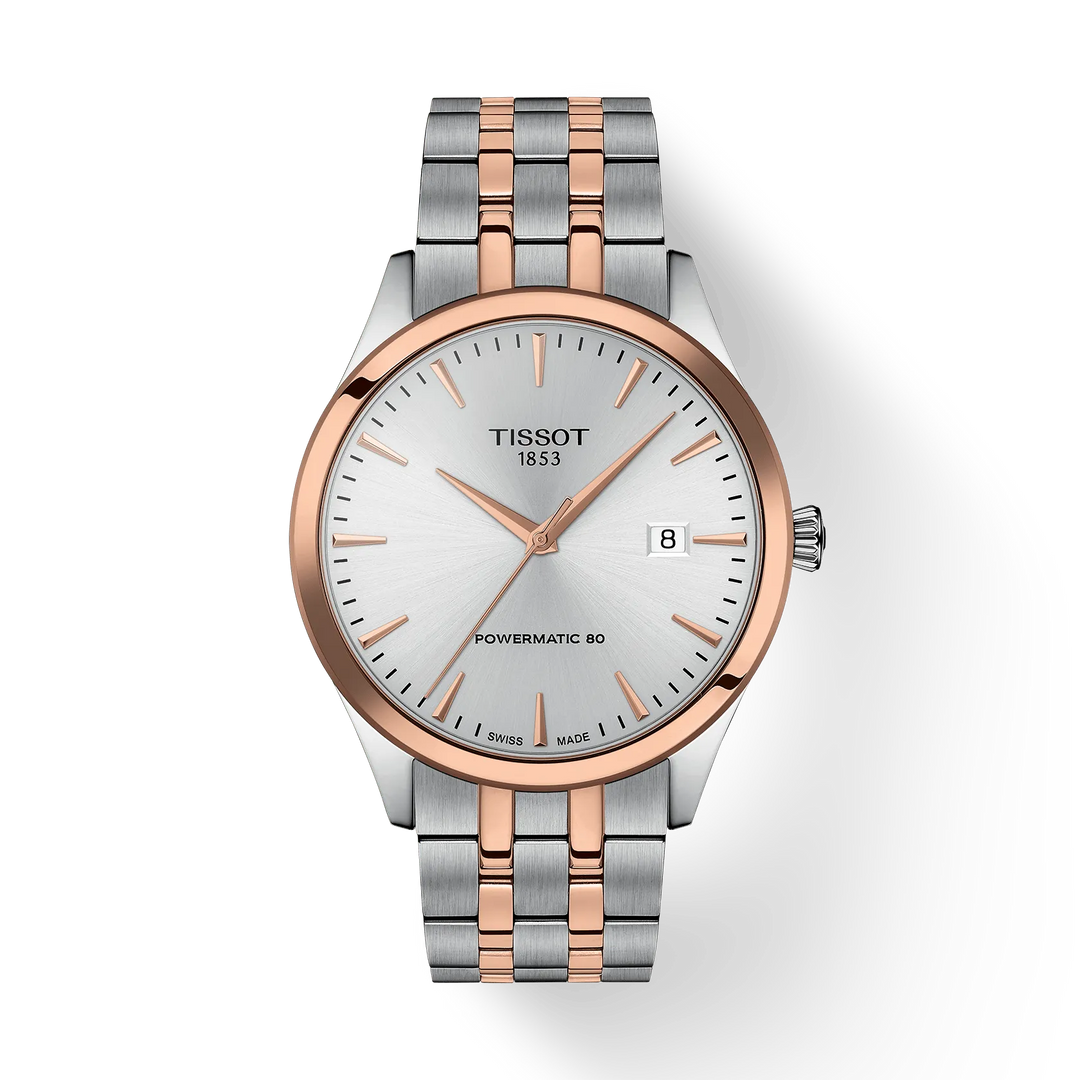 Tissot Classic Dream 40mm Automatic Swiss Watch Rose Gold PVD