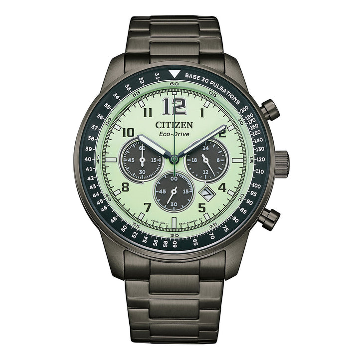 CITIZEN ECO-DRIVE GENTS WATCH LUMINOUS DIAL - CA4507-84X