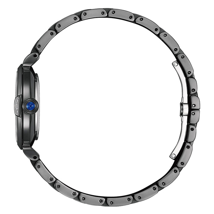 CITIZEN ECO-DRIVE LADIES WATCH BLACK DIAL - EM1067-88E