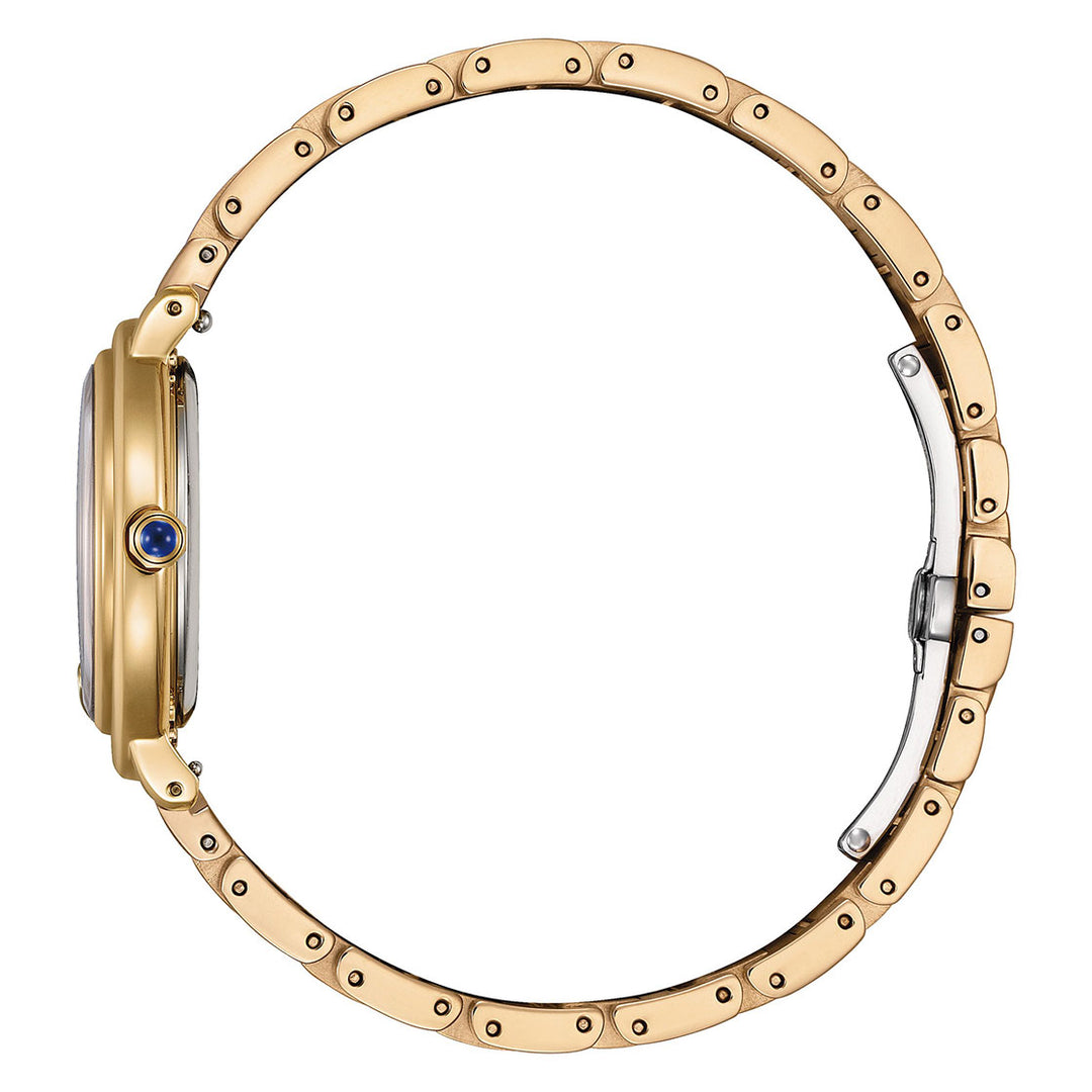 CITIZEN ECO-DRIVE LADIES WATCH MOTHER-OF-PEARL DIAL - EM1093-61D