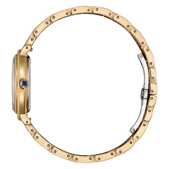 CITIZEN ECO-DRIVE LADIES WATCH MOTHER-OF-PEARL DIAL - EM1093-61D