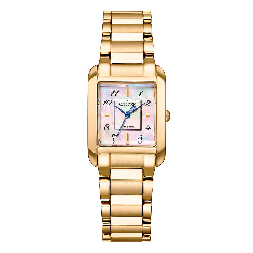 CITIZEN ECO-DRIVE LADIES WATCH CHAMPAGNE DIAL - EW5603-89Y