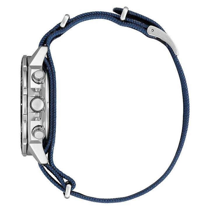 CITIZEN ECO-DRIVE GENTS WATCH WHITE DIAL - AT2500-19A