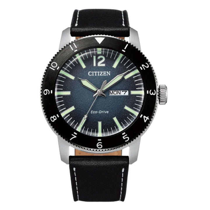 CITIZEN ECO-DRIVE GENTS WATCH BLUE DIAL - AW0077-19L