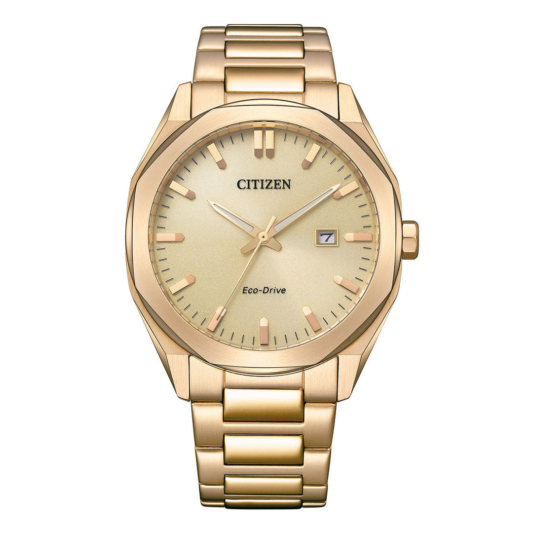 Citizen Eco-Drive Gents Watch with Champagne Dial for Stylish Men