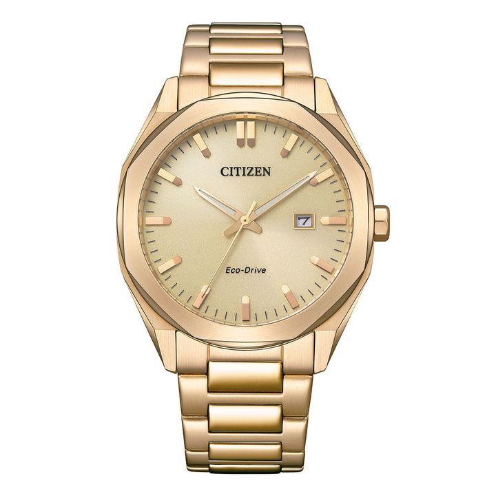 Citizen Eco-Drive Gents Watch with Champagne Dial for Stylish Men