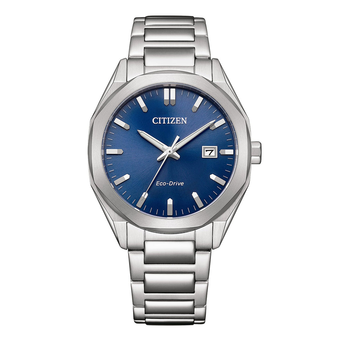CITIZEN ECO-DRIVE GENTS WATCH BLUE DIAL - BM7620-83L