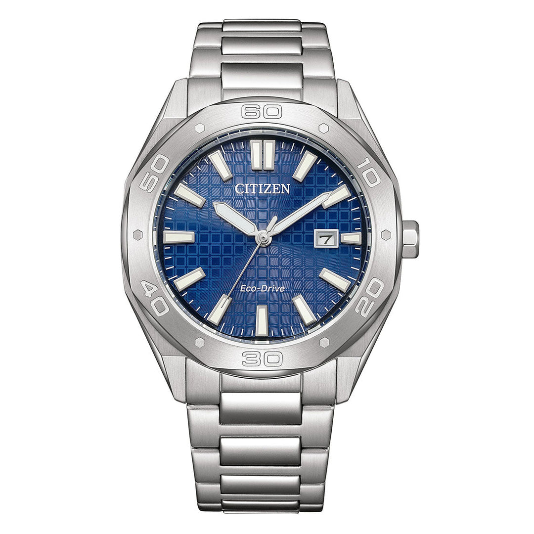 CITIZEN ECO-DRIVE GENTS WATCH BLUE DIAL - BM7630-80L