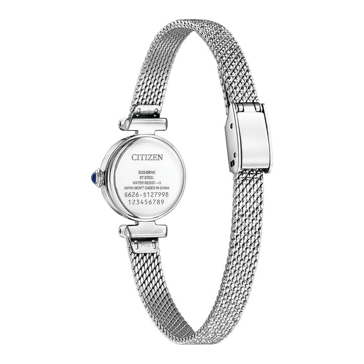 CITIZEN ECO-DRIVE LADIES WATCH WHITE DIAL - EG7080-53A