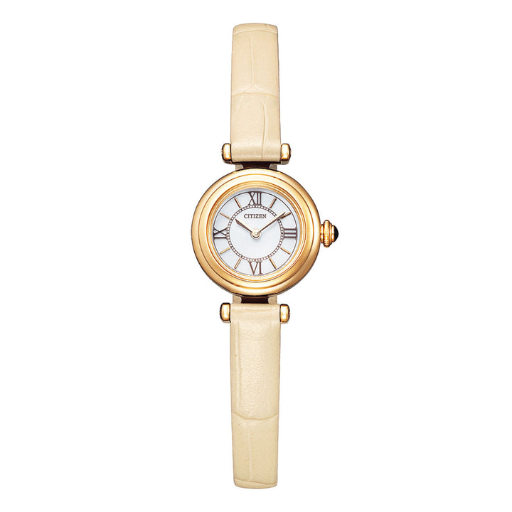 CITIZEN ECO-DRIVE LADIES WATCH WHITE DIAL - EG7082-07A