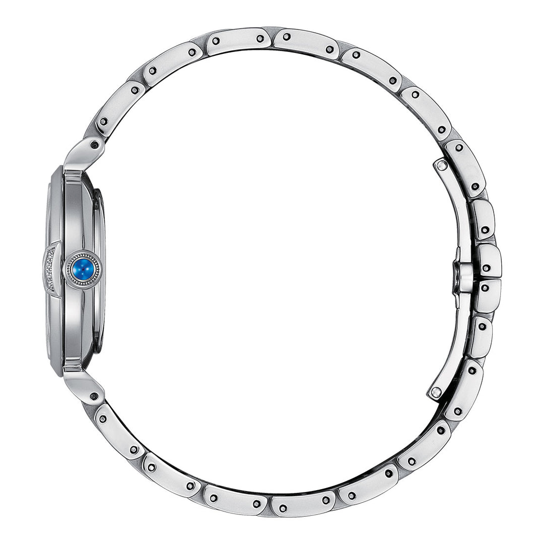 CITIZEN ECO-DRIVE LADIES WATCH MOTHER-OF-PEARL DIAL - EM1060-87N