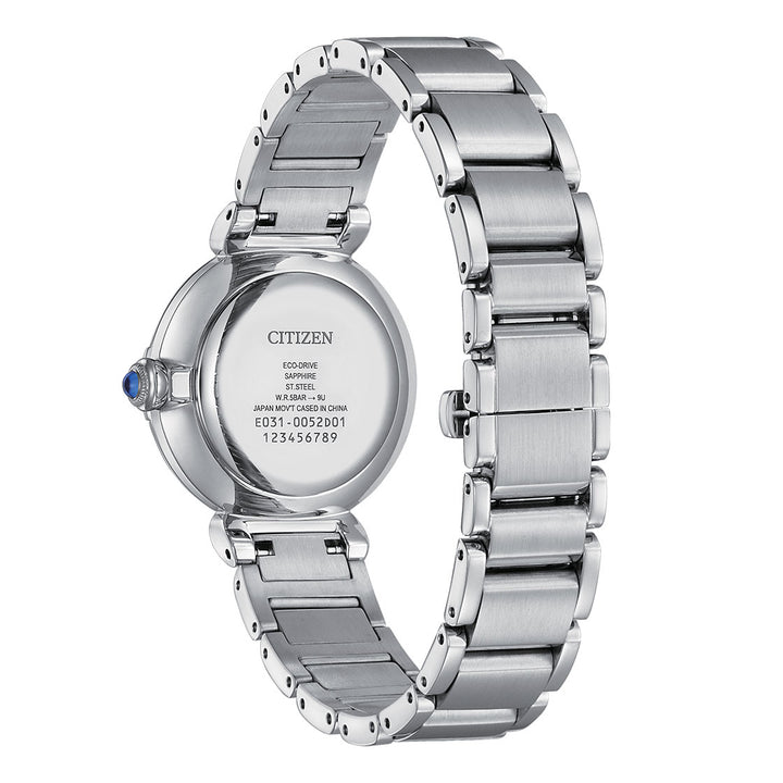 CITIZEN ECO-DRIVE LADIES WATCH MOTHER-OF-PEARL DIAL - EM1060-87N