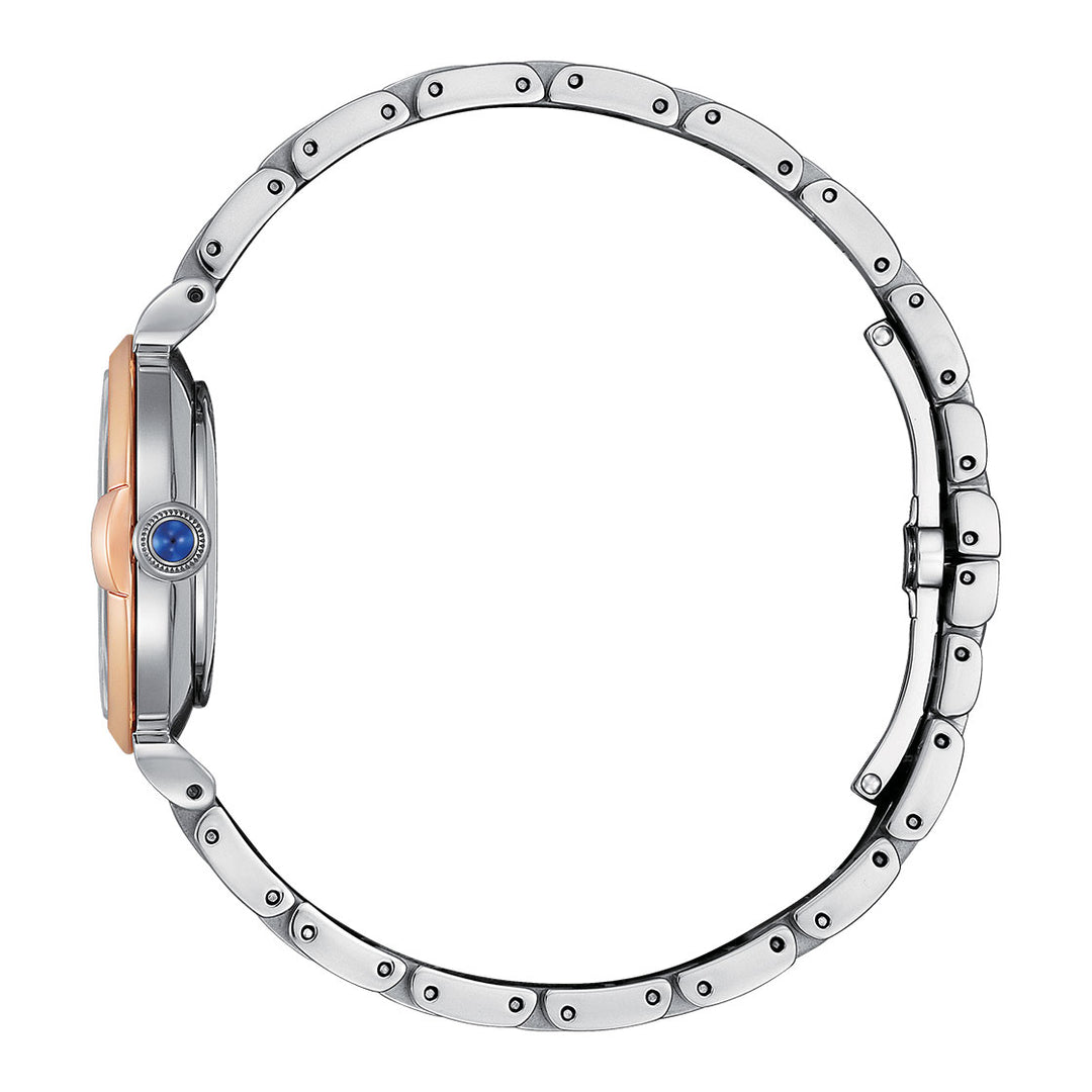 CITIZEN ECO-DRIVE LADIES WATCH MOTHER-OF-PEARL DIAL - EM1074-82D