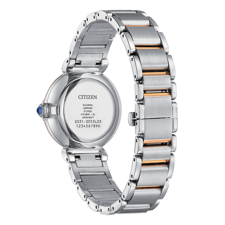 CITIZEN ECO-DRIVE LADIES WATCH MOTHER-OF-PEARL DIAL - EM1074-82D