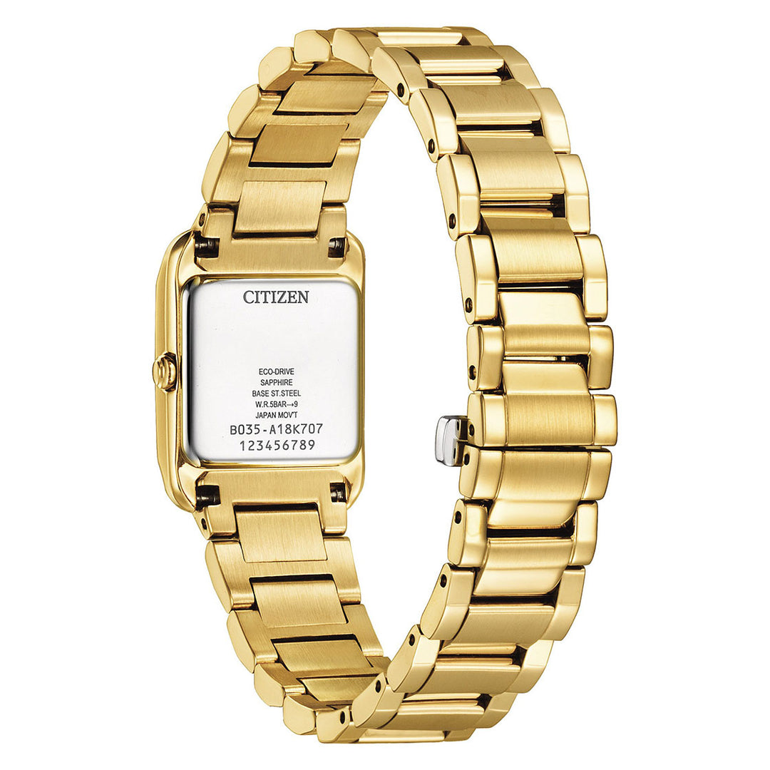 CITIZEN ECO-DRIVE LADIES WATCH MOTHER-OF-PEARL DIAL - EW5602-81D