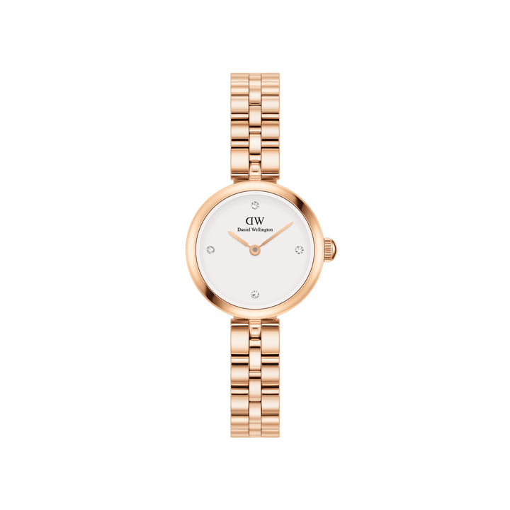 Elegant Elan Lumine Rose Gold Women's Watch with Crystals
