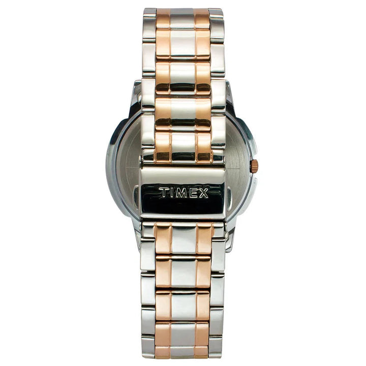Timex Male Silver Round Chronograph Stainless Steel Watch TW000U322