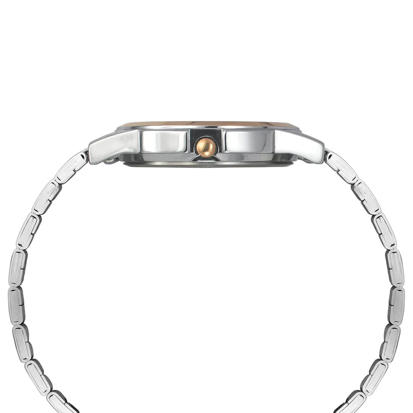 Timex Male Silver Round Chronograph Stainless Steel Watch TW000U322