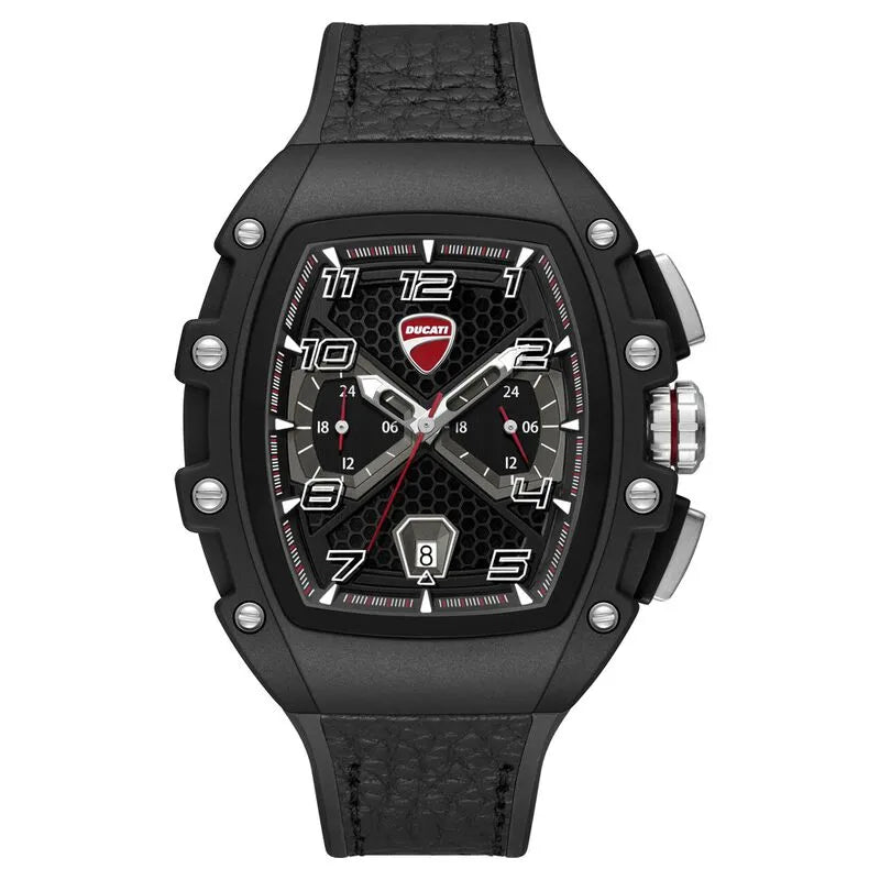 Ducati Quartz Multifunction dtwgc0002801w Black Dial Men&