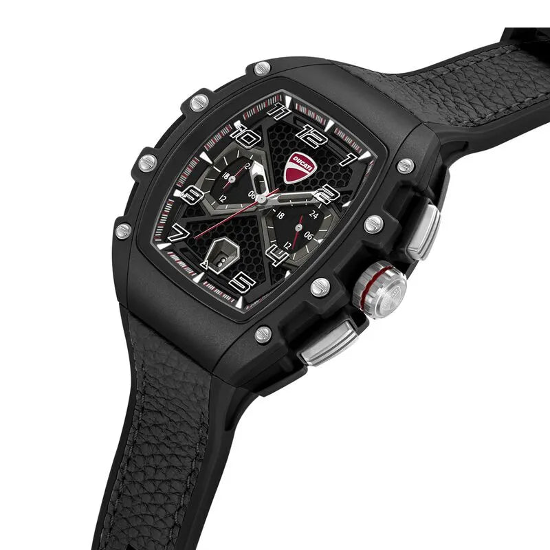 Ducati Quartz Multifunction dtwgc0002801w Black Dial Men&