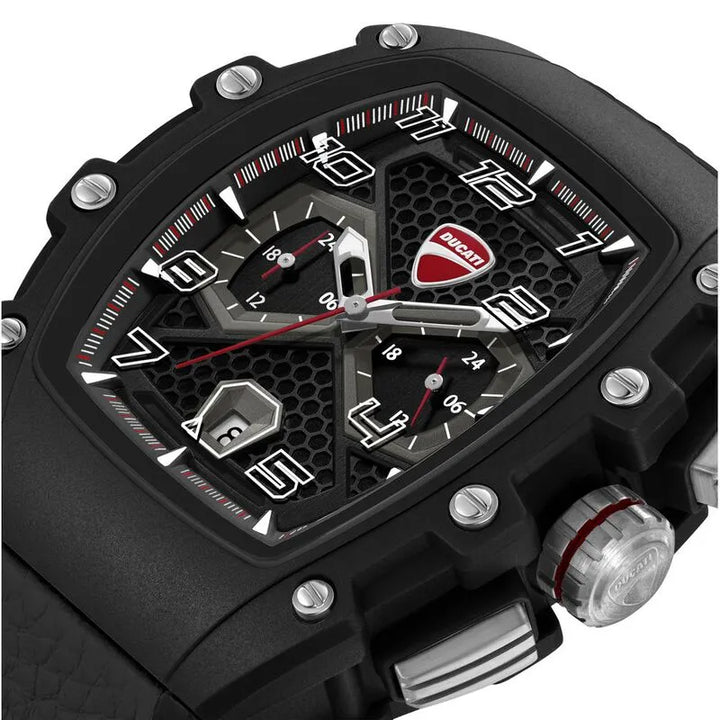Ducati Quartz Multifunction dtwgc0002801w Black Dial Men&