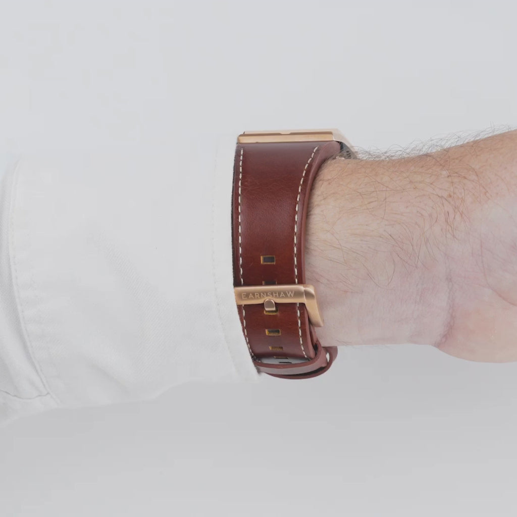 Earnshaw Invincible Tourbillon Tonneau Limited Edition Rose Brown