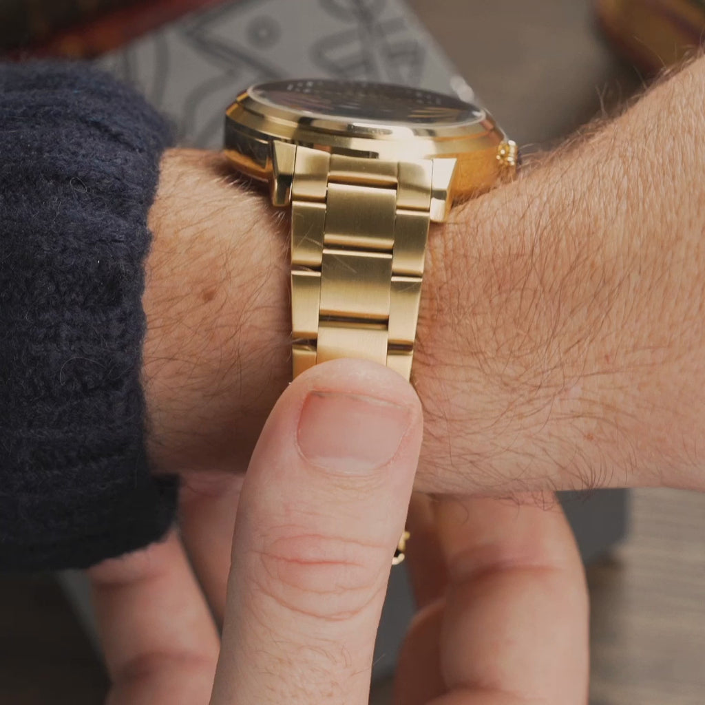 Earnshaw Cornwall Bridge Automatic Gold