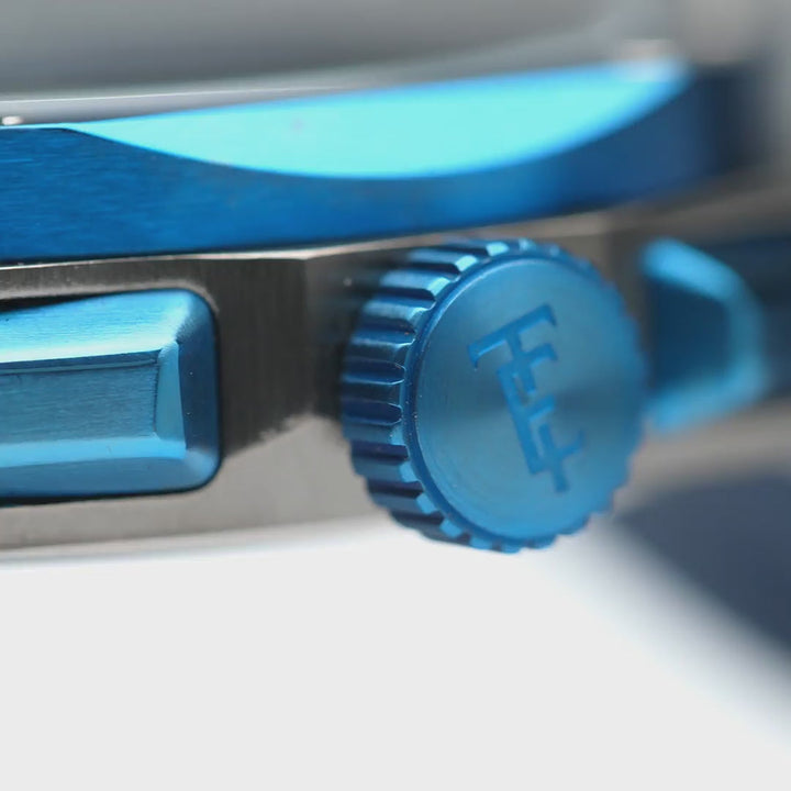 Earnshaw Bessemer Chronograph Cobalt Blue