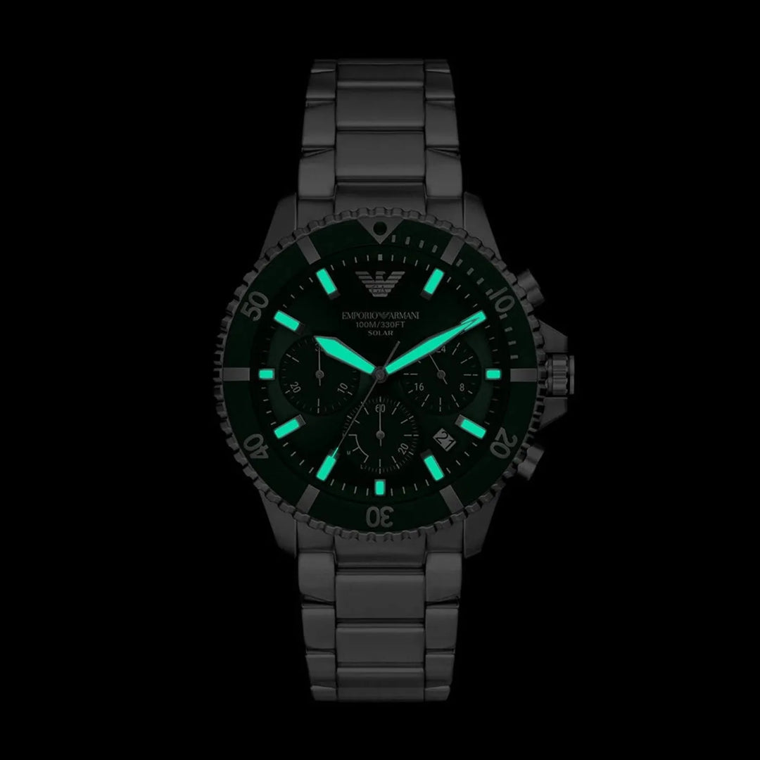Emporio Armani AR11741 Green Dial Men&