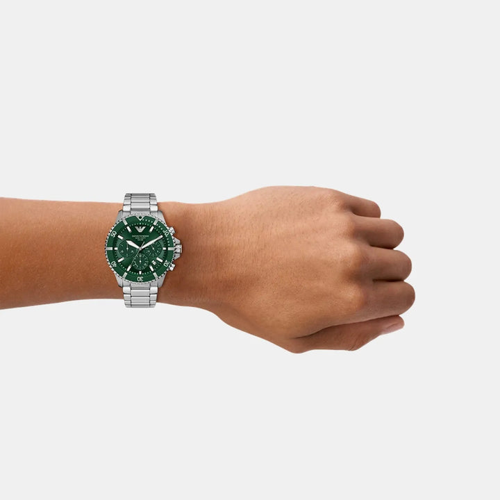 Emporio Armani AR11741 Green Dial Men&
